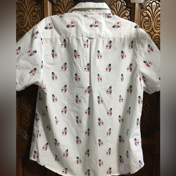 DENIM & FLOWER Mens patriotic Shirt. - Picture 8 of 13